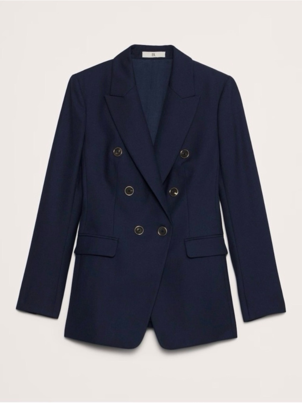 Banana Republic Captain’s Blazer Navy Blue Size 0 Like New